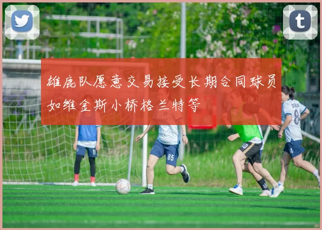 雄鹿队愿意交易接受长期合同球员如维金斯小桥格兰特等
